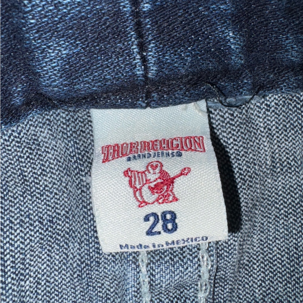 True Religion Dark Blue Skinny Jeans - 28” - Picture 3 of 5